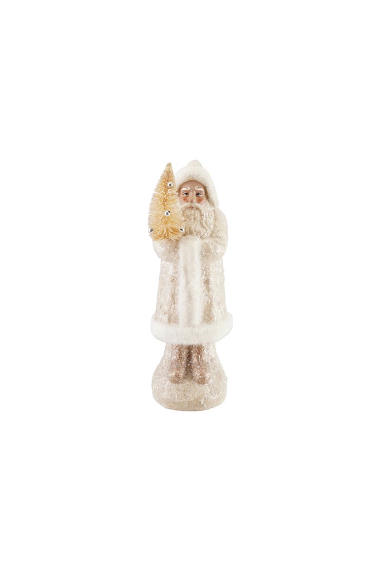 Multicolor Paper Mache Belsnickel Tree Figure, Main, color, Multicolor