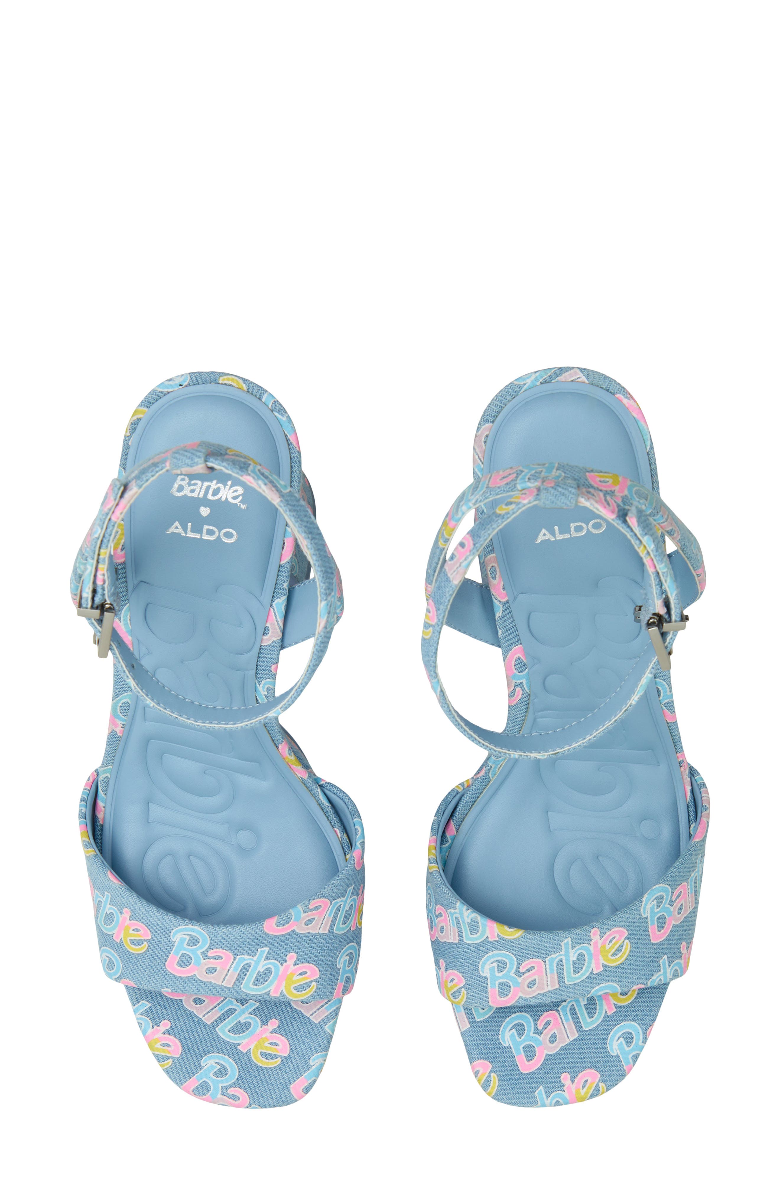 ALDO x Barbie Party Ankle Strap Platform Sandal, Alternate, color, 