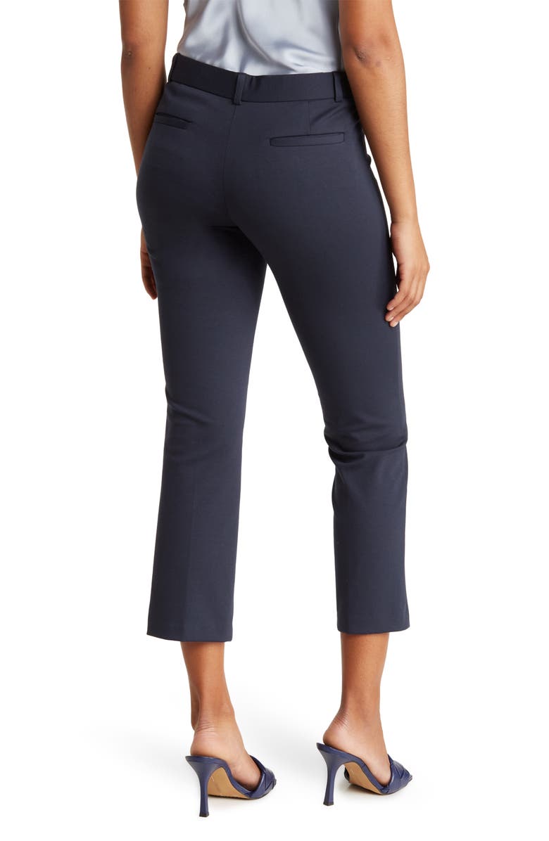 Amanda & Chelsea Chelsea Straight Leg Cotton Blend Pants, Alternate, color, Navy
