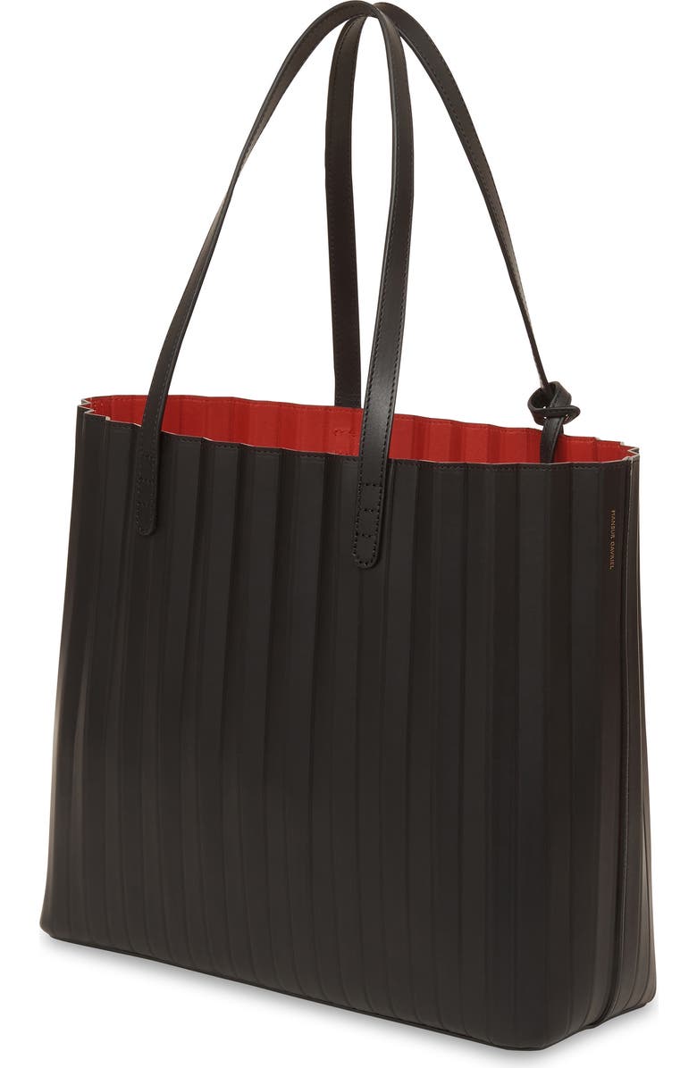 Mansur Gavriel Pleated Leather Tote, Alternate, color,