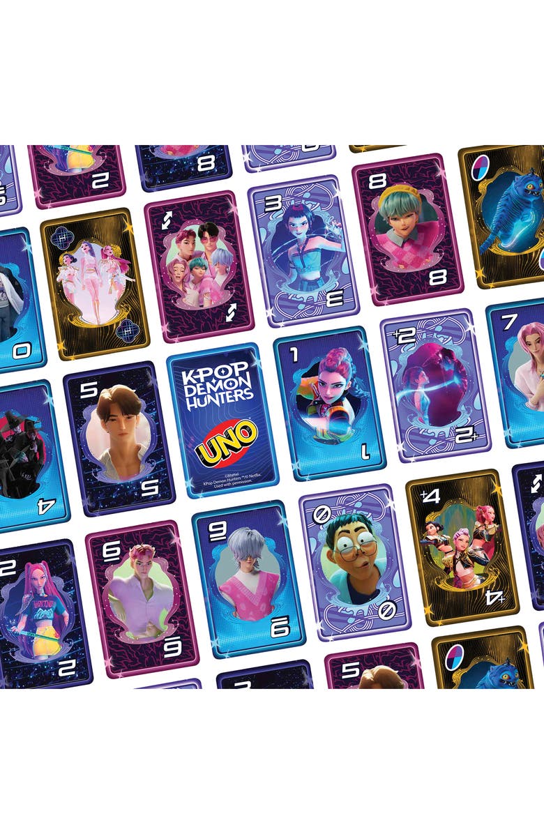 KPop Demon Hunters K-Pop Demon Hunters Uno Game, Alternate, color, Assorted
