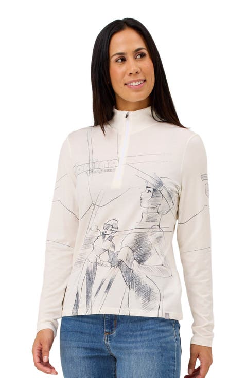 Back Country Sketch Merino Base Layer Top