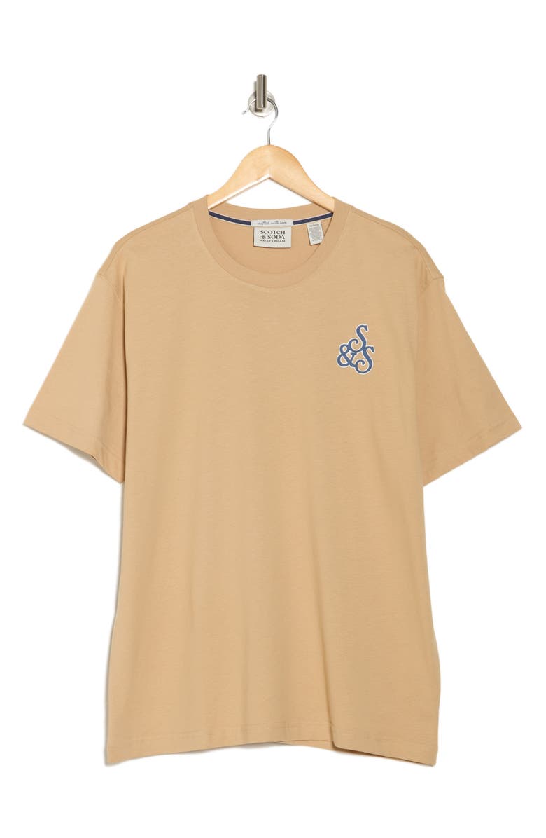 Scotch & Soda Cotton Graphic T-Shirt, Alternate, color, Ginger Root