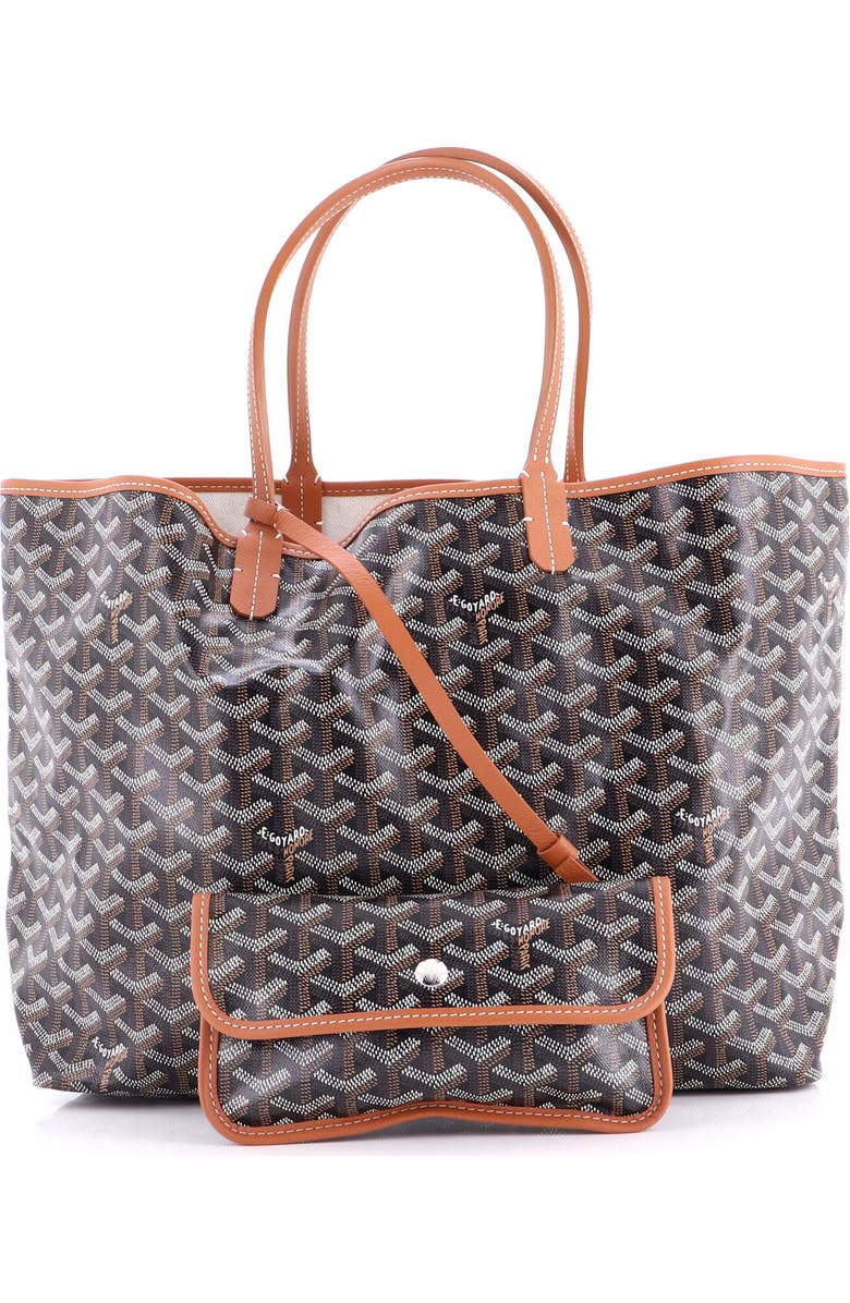 Pre-Owned Goyard Saint Louis Tote Coated Canvas PM, Alternate, color, Brown