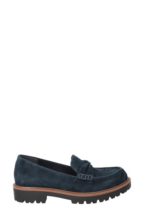 Bella Vita Avalon Lug Sole Loafer In Blue