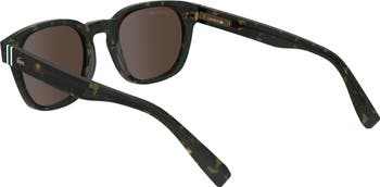 Premium Heritage 49mm Rectangular Sunglasses