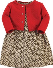 Hudson Baby Quilted Cardigan and Dress
