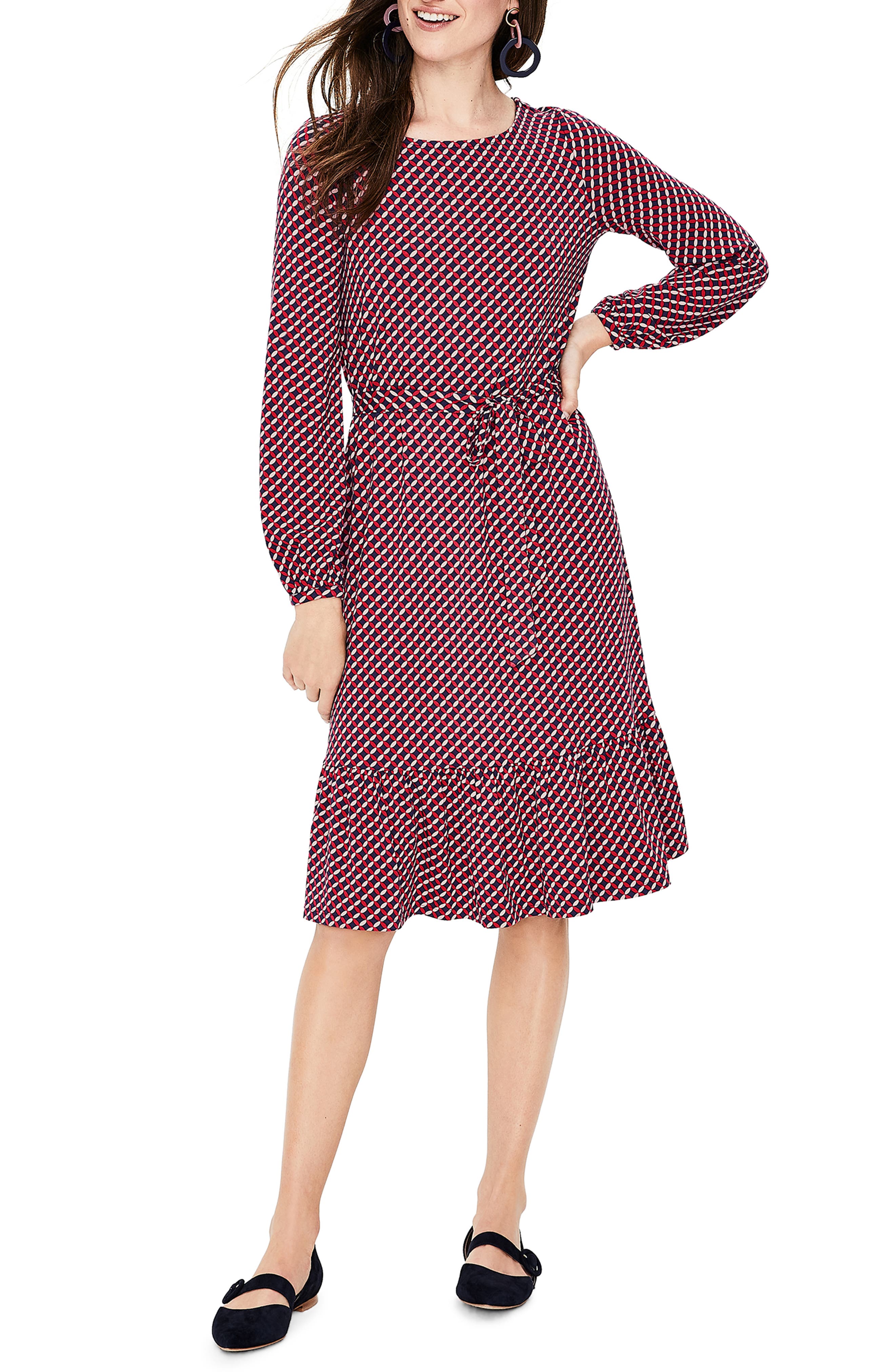 Boden Holly Print Jersey Dress (Women) | Nordstromrack