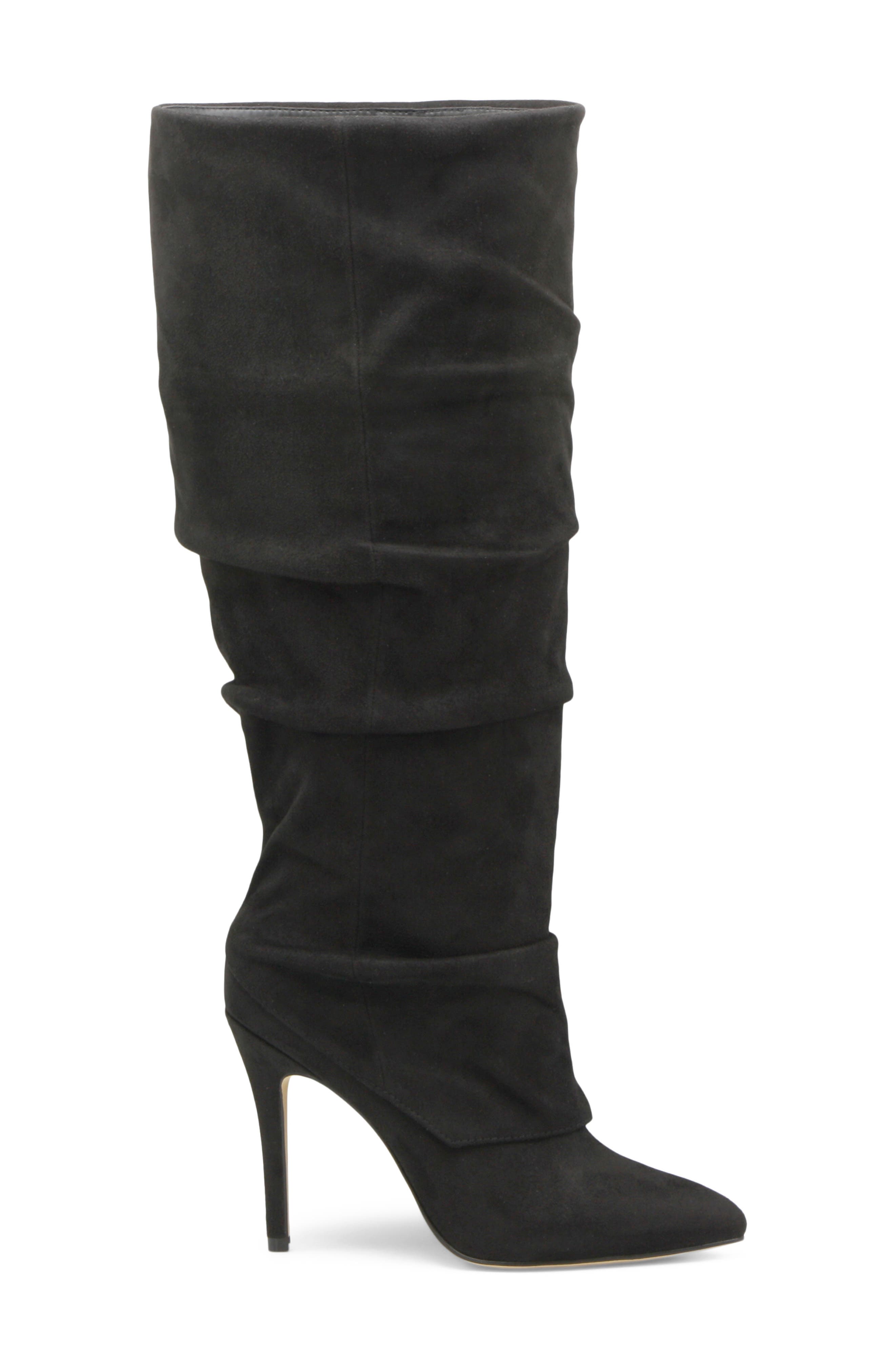 Charles by Charles David Papi Knee High Slouch Boot, Alternate, color, Black