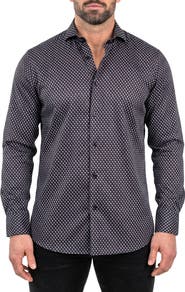 Maceoo Einstein Contemporary Fit Button-Up Shirt