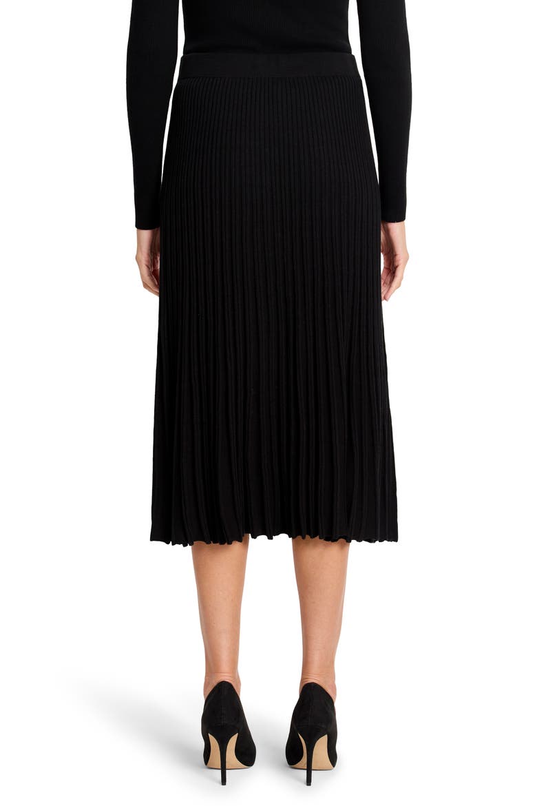 Rib Sweater Midi Skirt, Alternate, color, BLACK ONYX