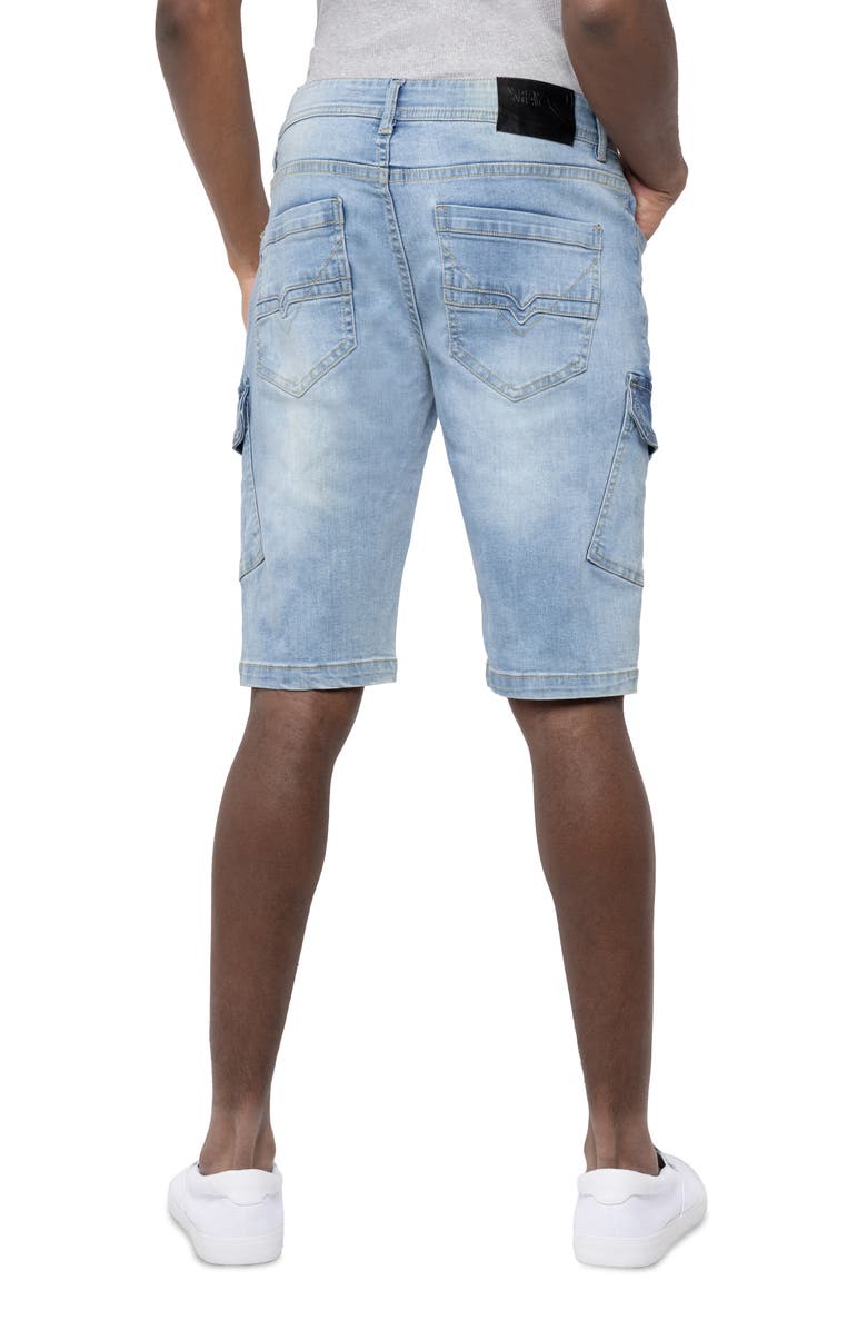 XRAY Denim Cargo Shorts, Alternate, color,