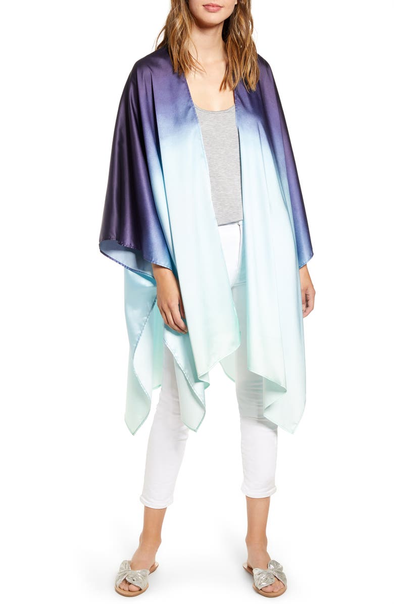 Nordstrom Print Ruana, Main, color, 