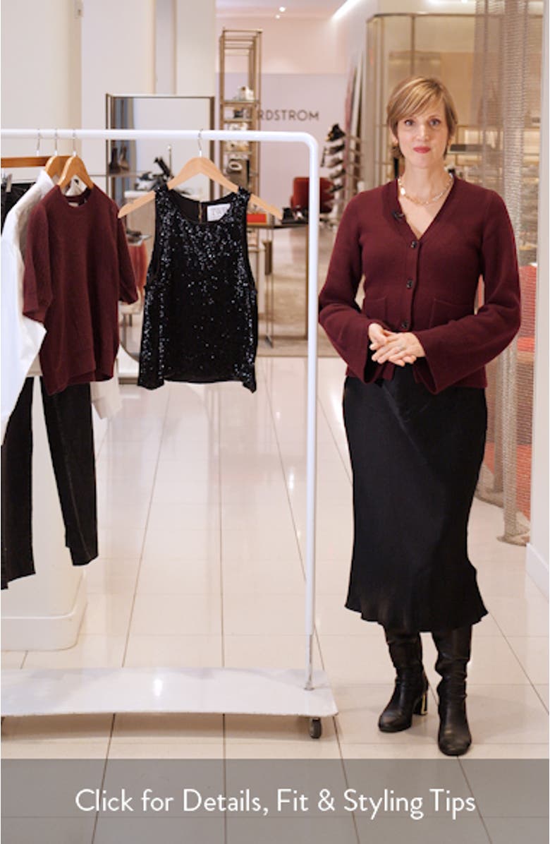 Bugle Bead Crop Tank, sales video thumbnail