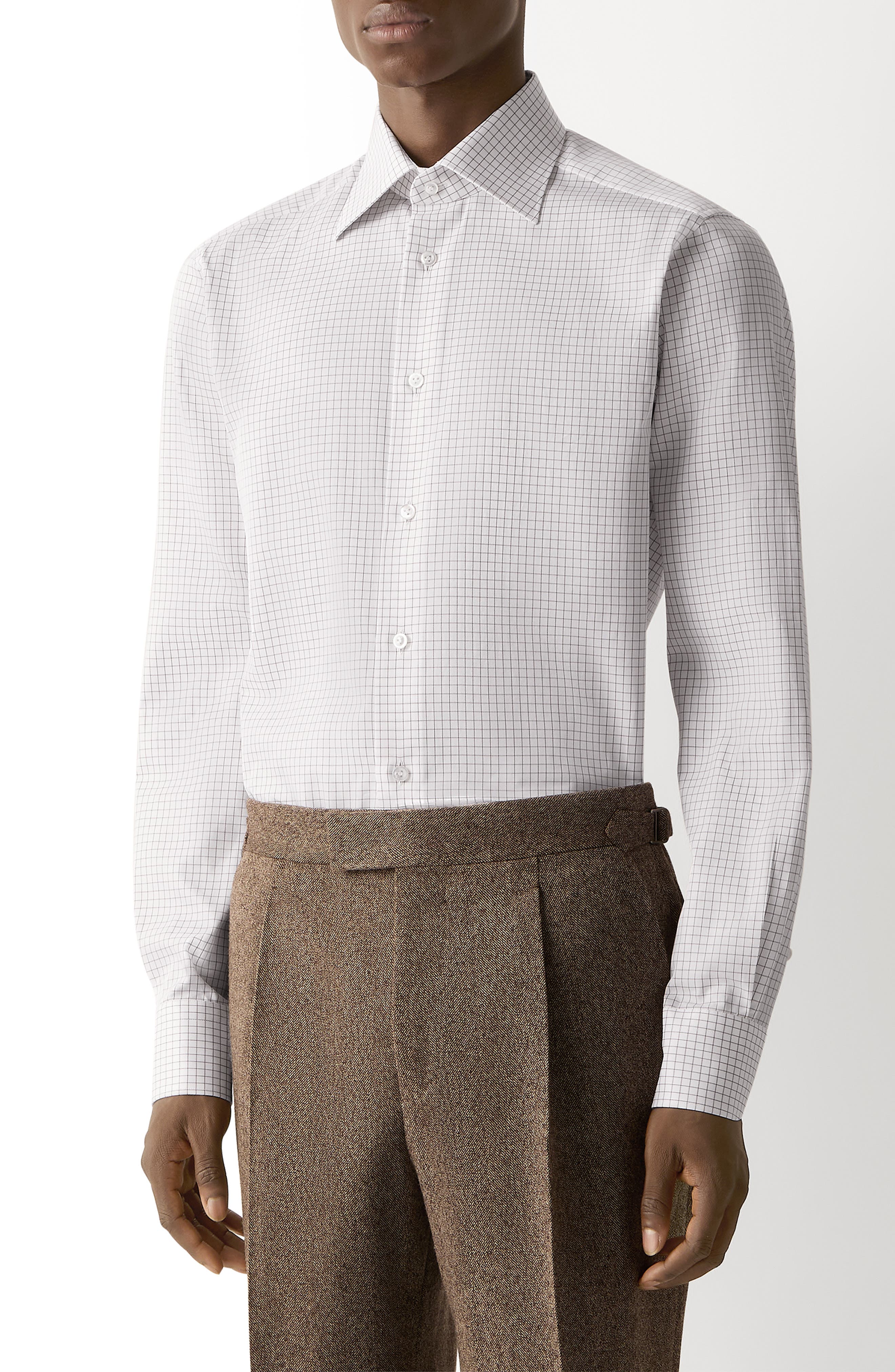 selected WHITE AND BROWN