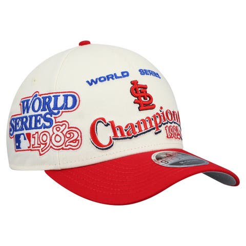 Men's New Era  Cream/Red St. Louis Cardinals World Series 9FORTY M-Crown Adjustable Hat