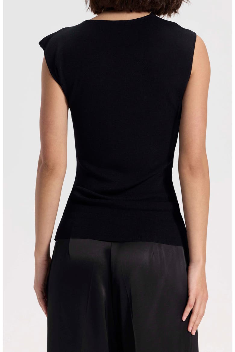 Asymmetric Tank Top, Alternate, color, Black
