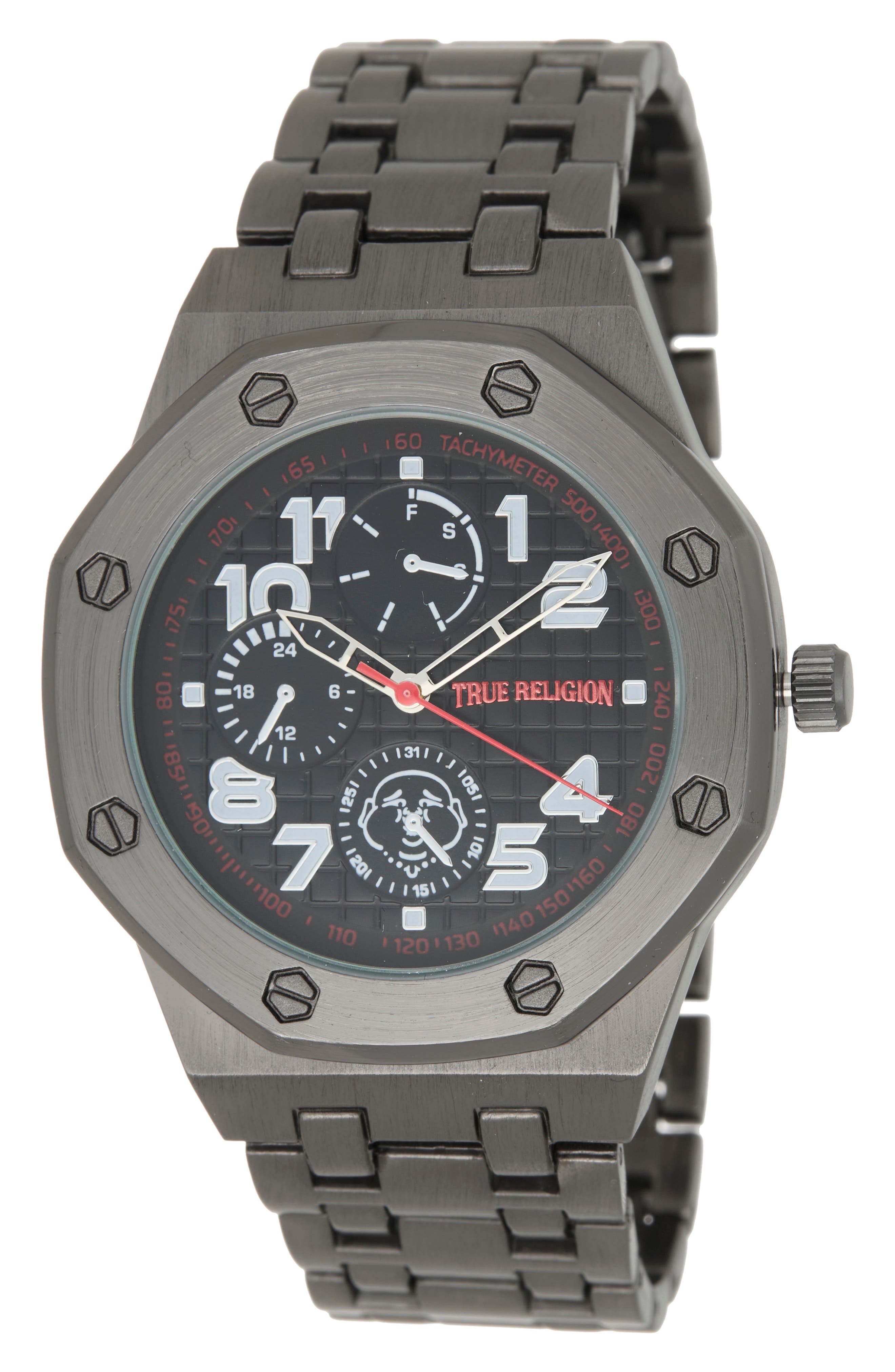 Octagon Bracelet Quartz Watch, 42mm x 55mm