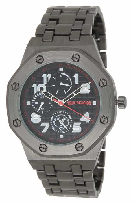 Octagon Bracelet Quartz Watch, 42mm x 55mm