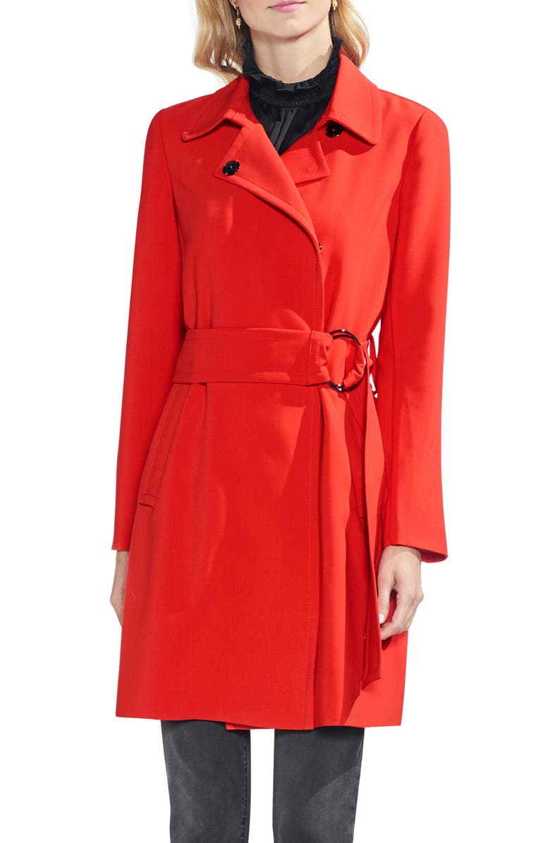 Vince Camuto O-Ring Belt Trench Coat, Main, color, 
