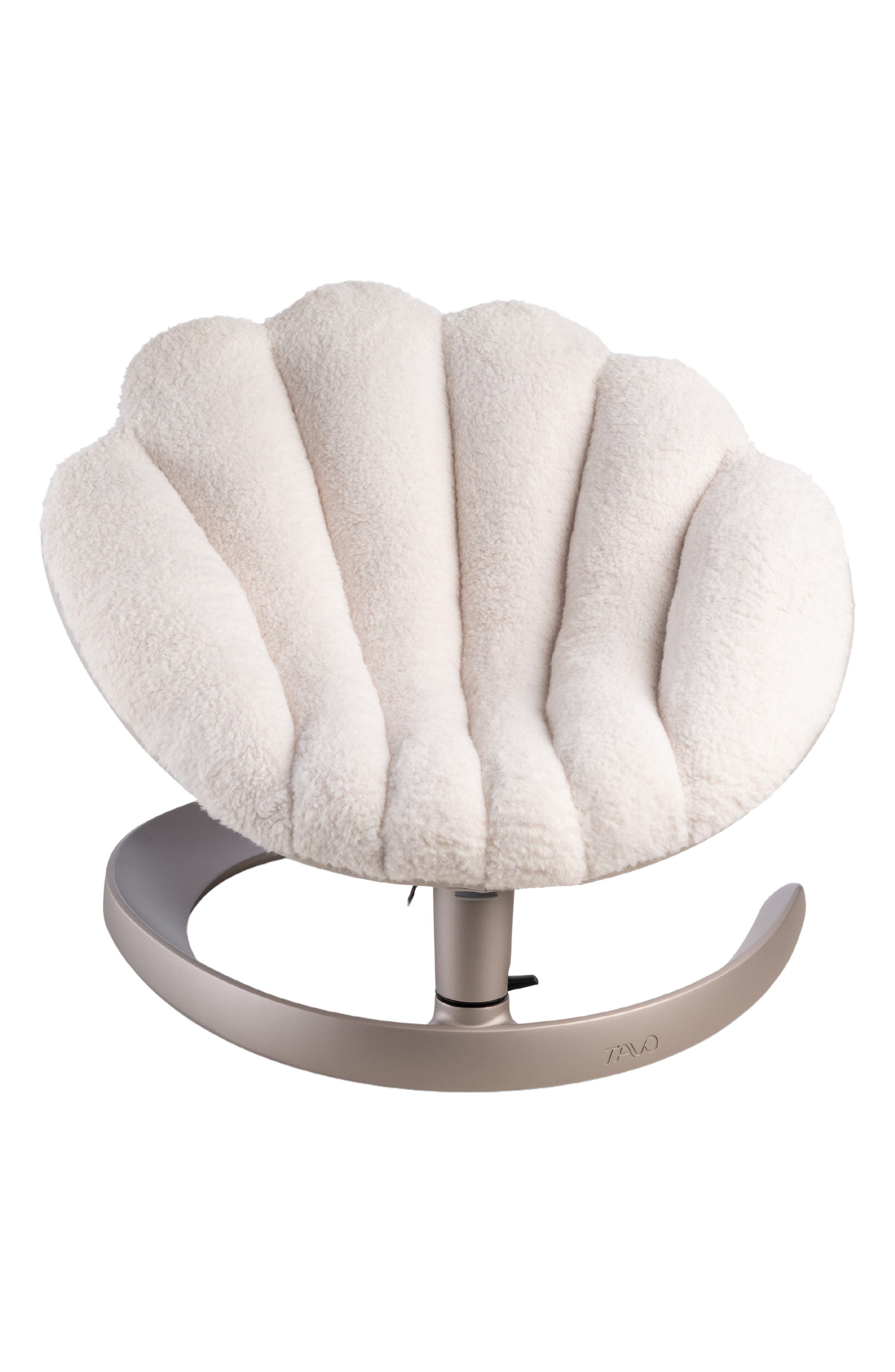 TAVO PETS Shell™ Pet Bed & Swaying Lounger - Natural - Ivory