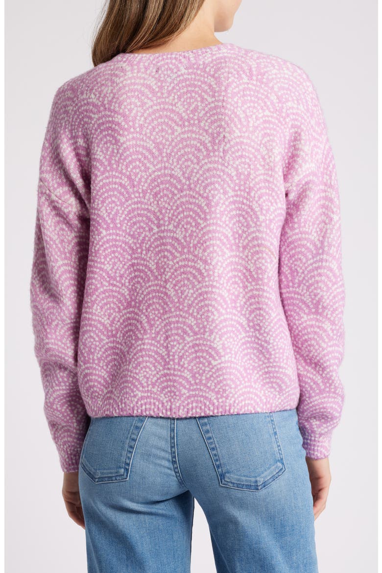 Ella Crewneck Sweater, Alternate, color, PINK