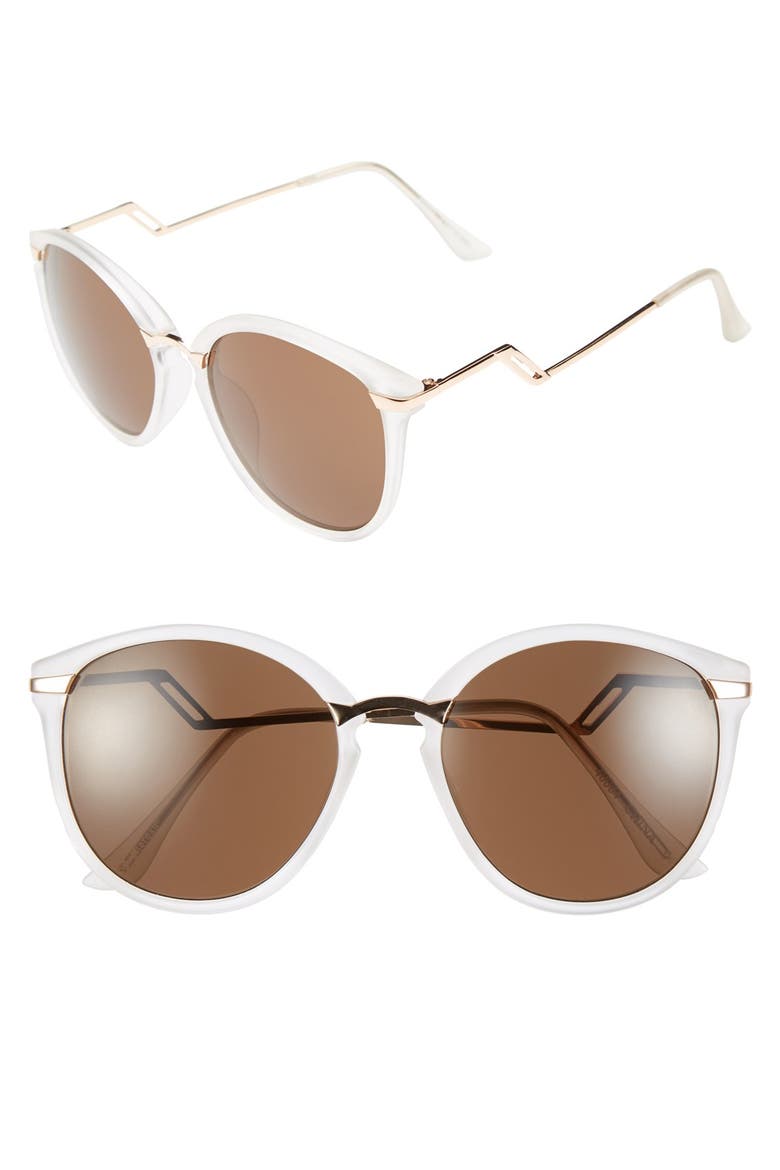 'Sinclair' 54mm Sunglasses, Main, color, MATTE CRYSTAL