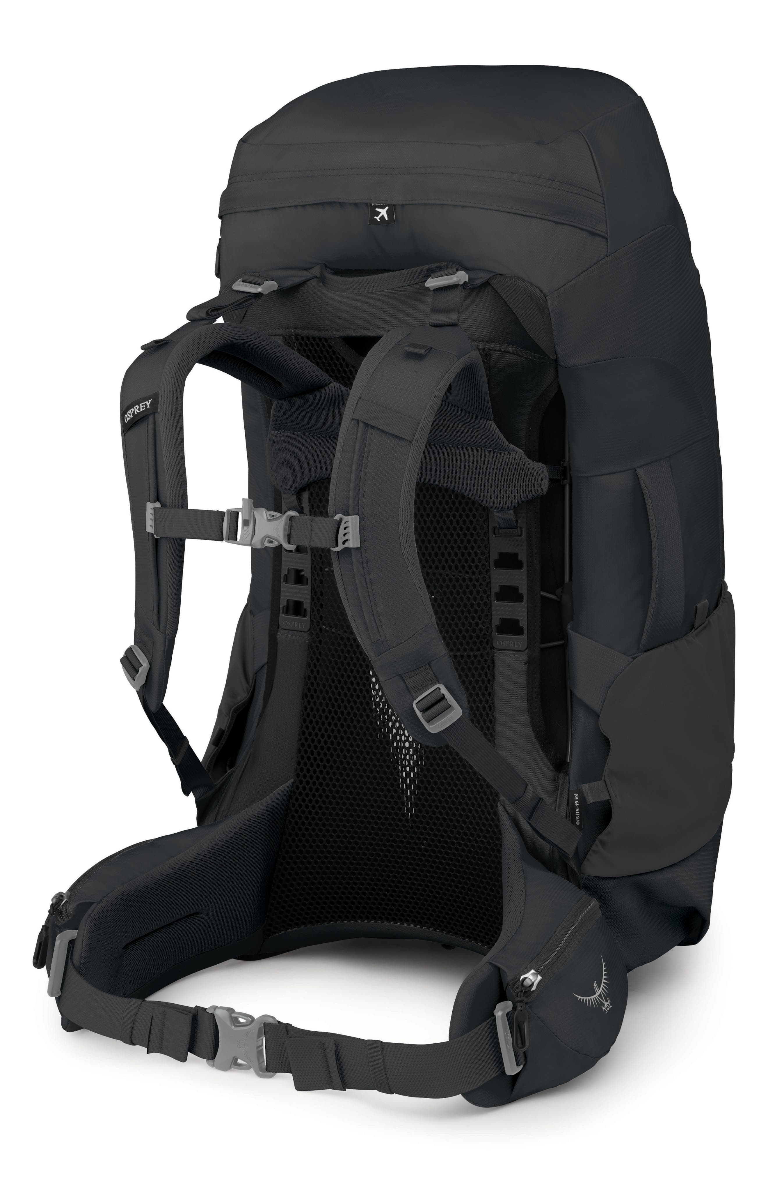 Osprey Fairview 70-Liter Trek Backpack Luggage, Alternate, color, Black