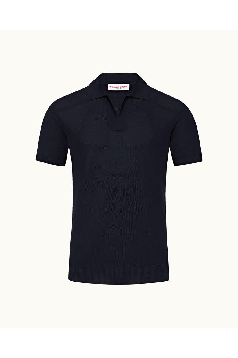 Horton Pique Tailored Fit Mercerised Cotton Polo Shirt, Alternate, color, NIGHT IRIS