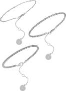 Vince Camuto Set of 3 Chain Bracelets