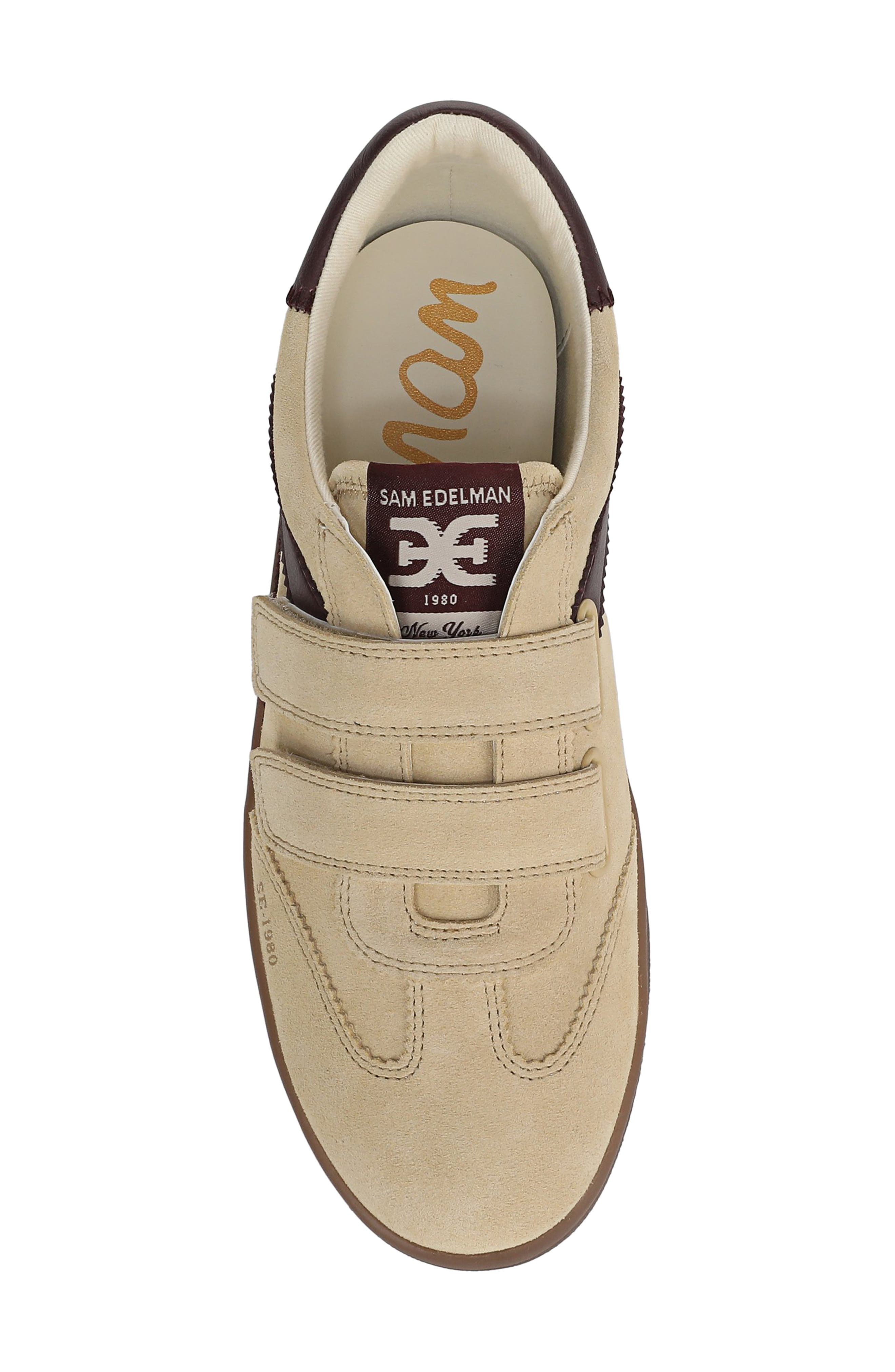 Talia Sneaker, Alternate, color, WHEAT/ PLUM WINE
