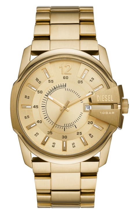 Master Chief Three Hand Bracelet Watch, 45mm