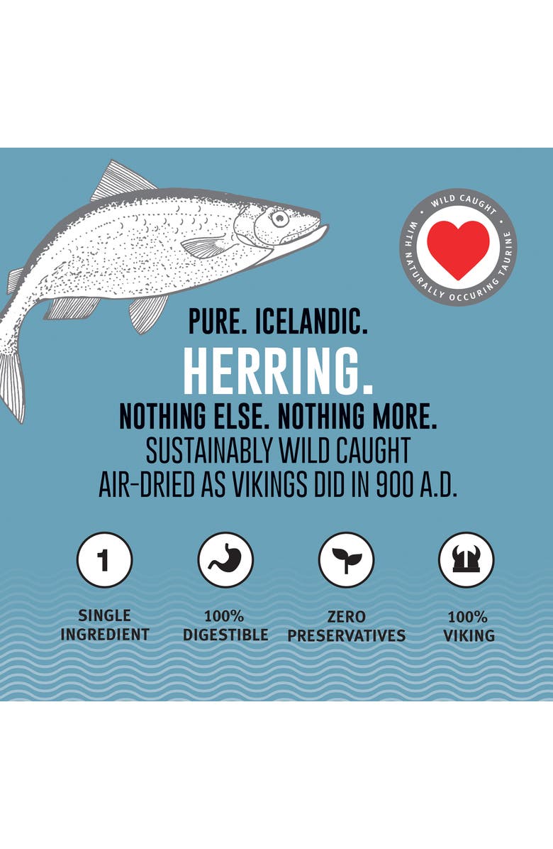 ICELANDIC+ Herring Whole Fish Dog Treat 9oz Bag, Alternate, color, Multicolored
