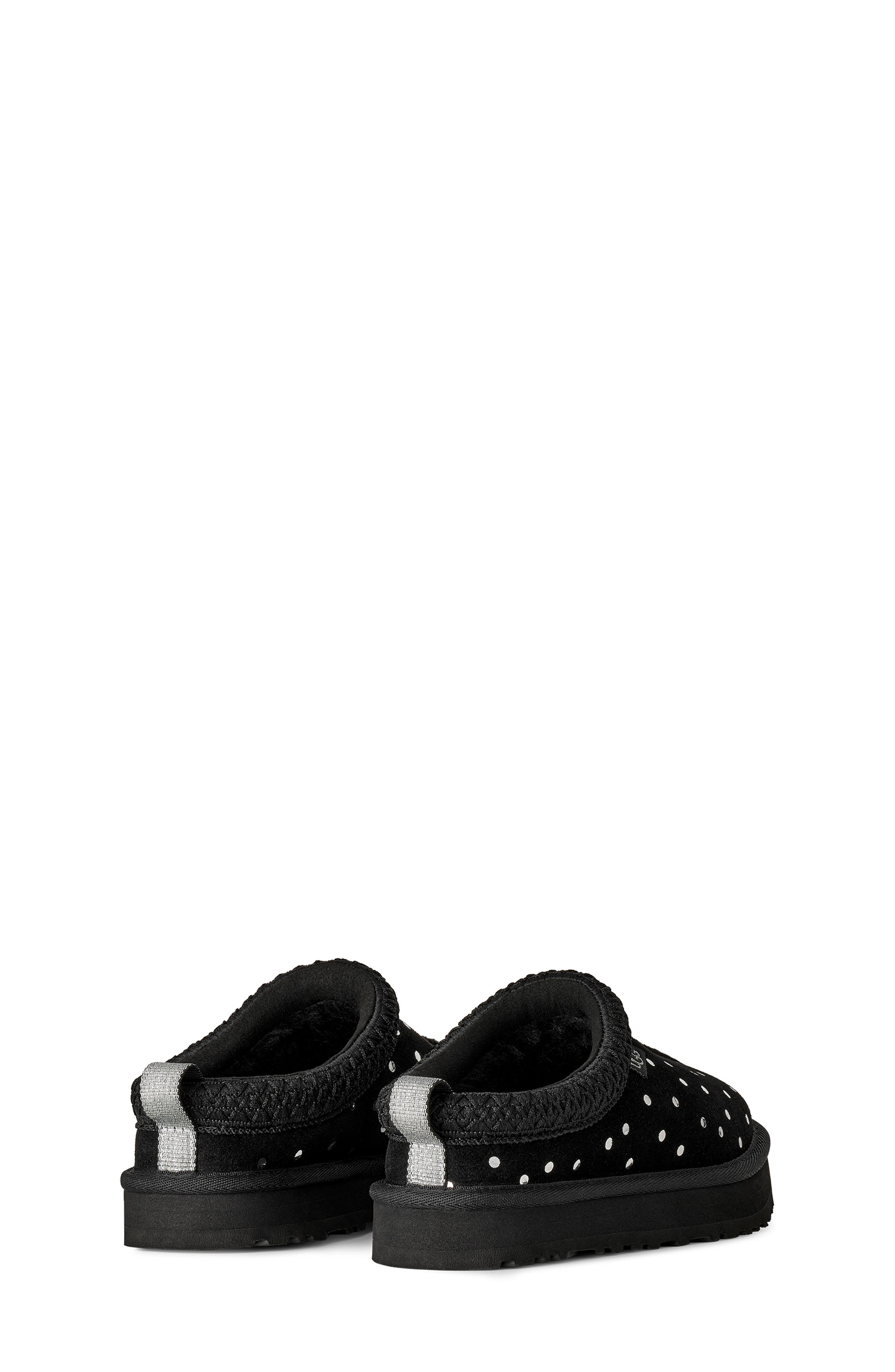 Kids' Tazz Shiny Dots Slipper, Alternate, color, BLACK