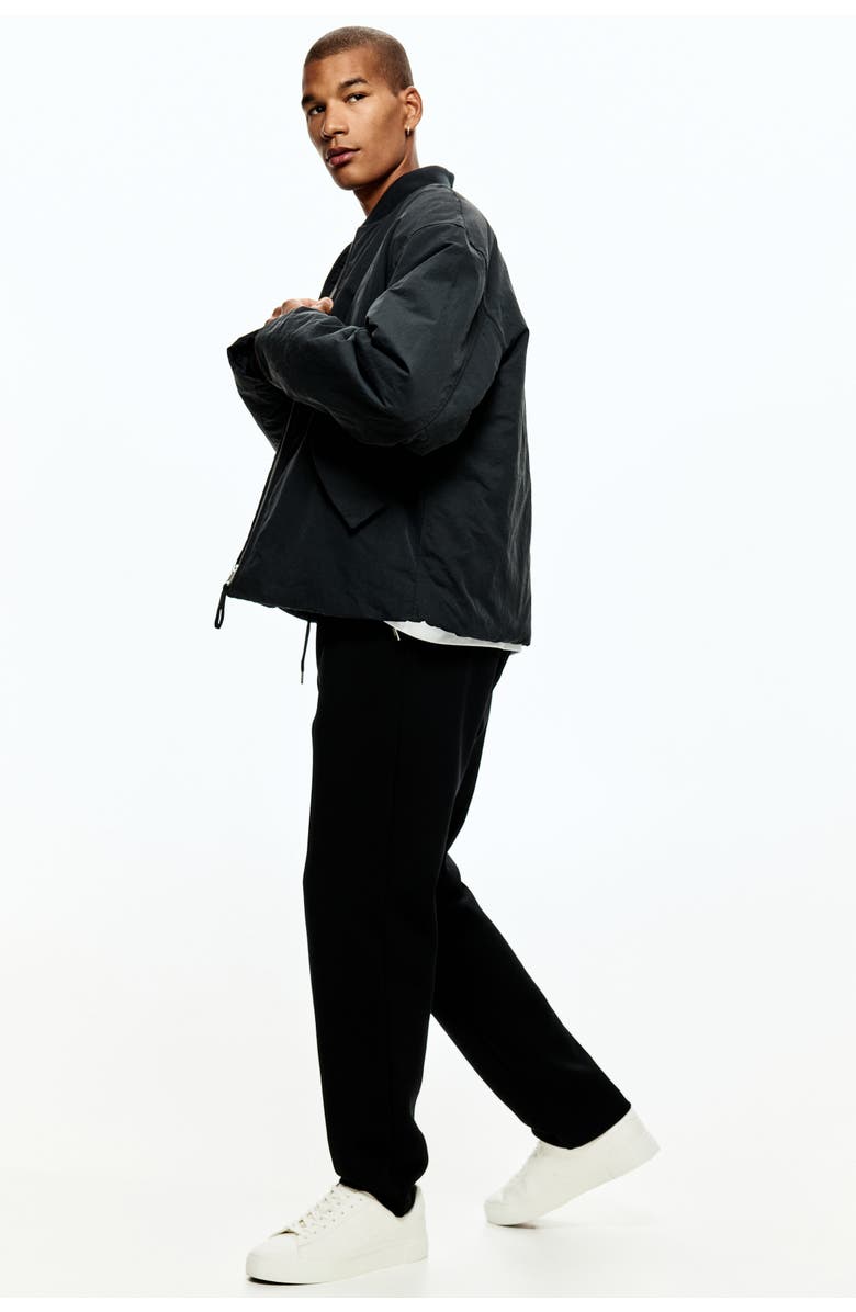 H&M Regular Fit Tailored Joggers, Alternate, color, Black