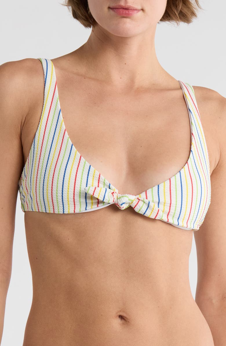 Vitamin A<sup>®</sup> Lou Bikini Top, Main, color, Retro Stripe