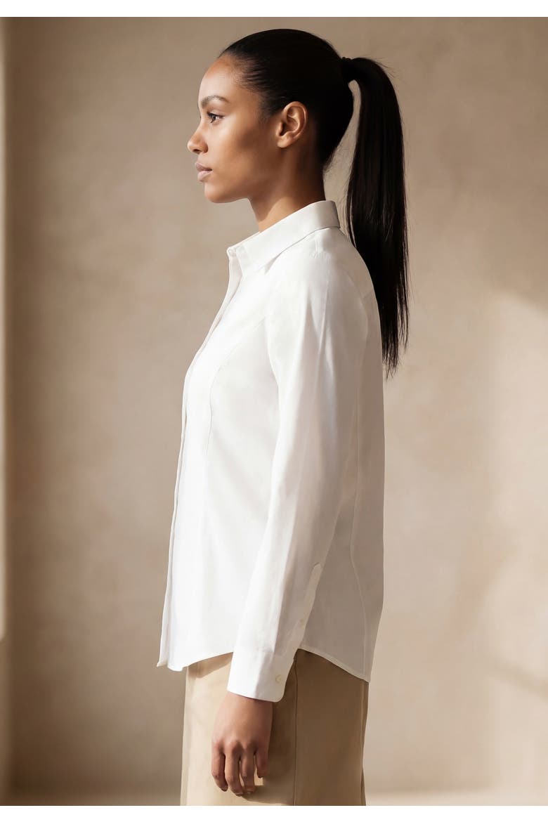 Poplin Comfort Fit Shirt, Alternate, color, WHITE