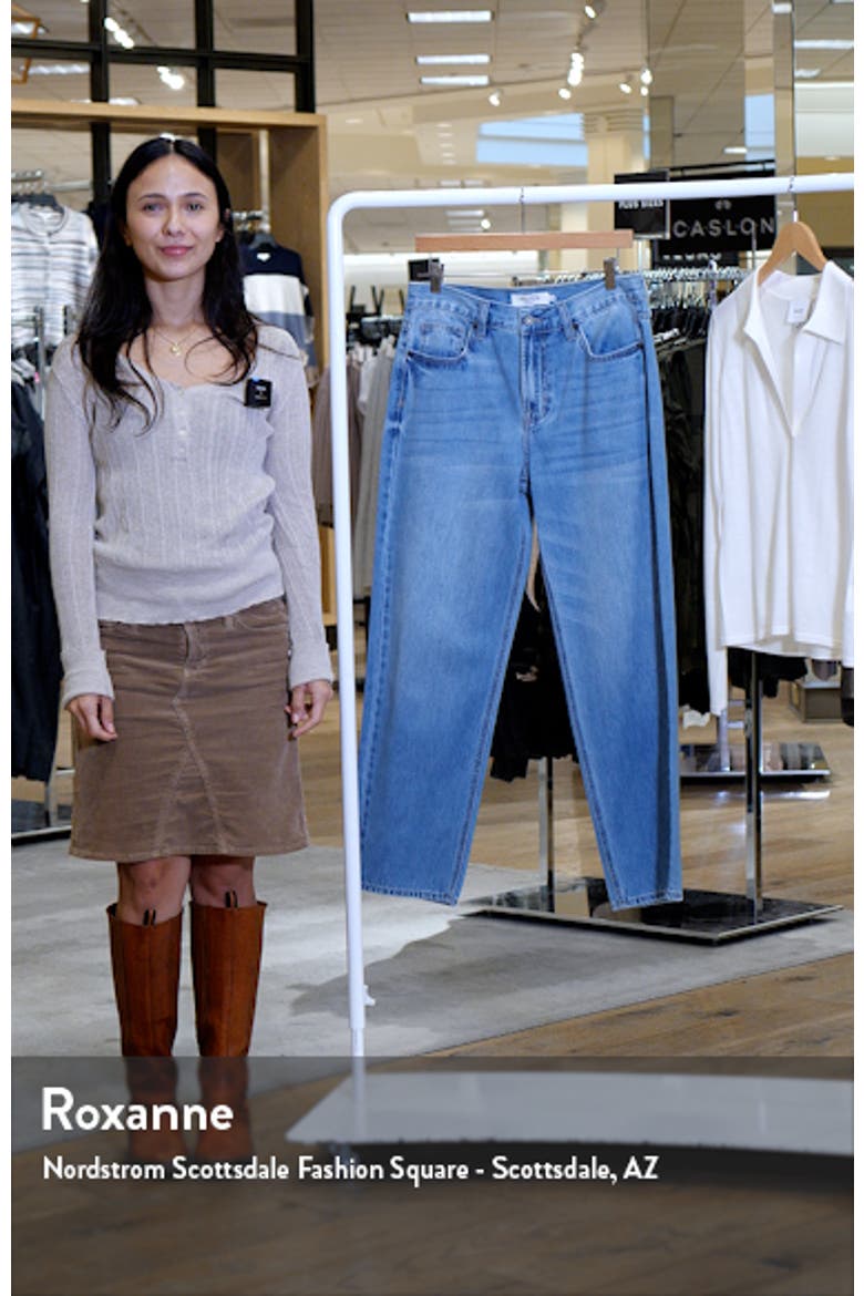 Relaxed Straight Leg Boyfriend Jeans video