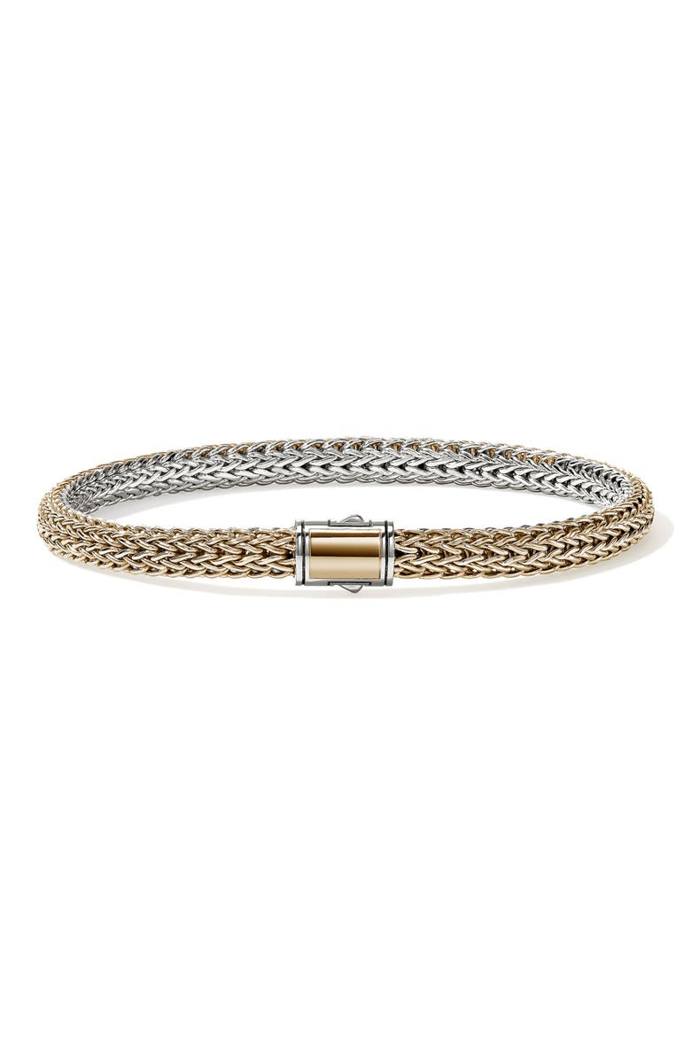 Icon Reversible Bracelet, 5mm, Main, color, SILVER AND GOLD