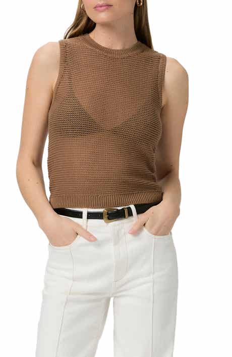 PAIGE Minthara Cotton Sweater Tank