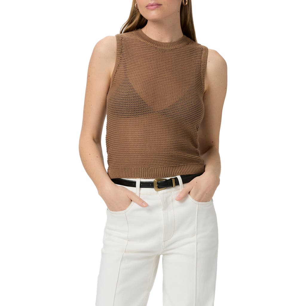 PAIGE PAIGE MINTHARA COTTON SWEATER TANK