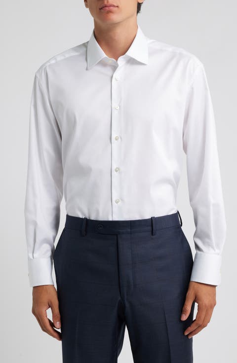 Luxury Comfort Slim Fit Non-Iron Dress Shirt