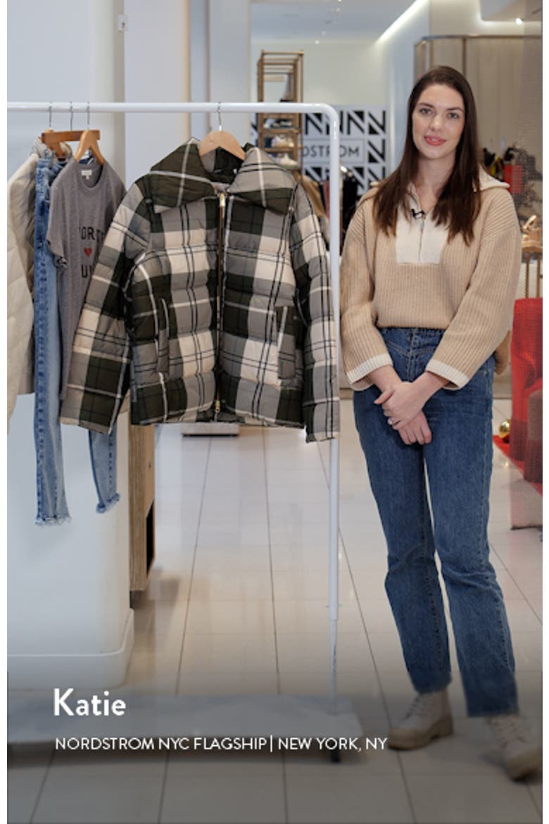 Germaine Tartan Quilted Puffer Jacket video