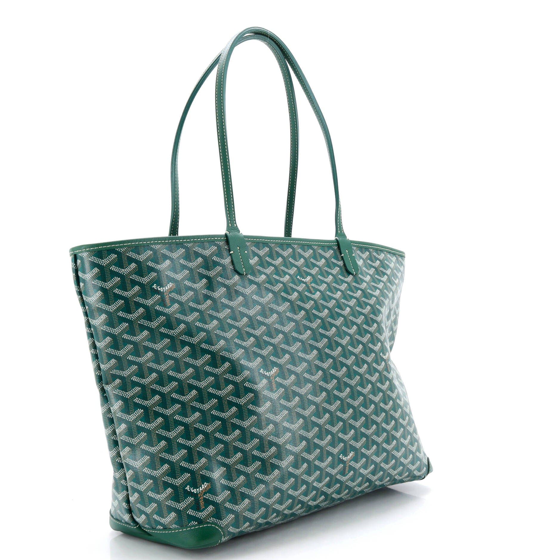 Artois Tote Coated Canvas MM, Alternate, color, Green