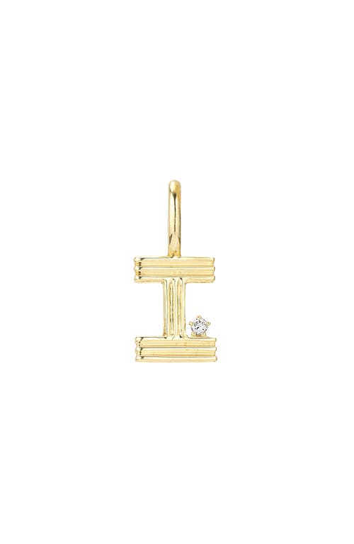 ADINA REYTER ADINA REYTER GROOVY DIAMOND MINI INITIAL CHARM 