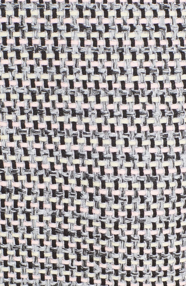 Rebecca Taylor Zip Front Tweed Jacket, Alternate, color, 