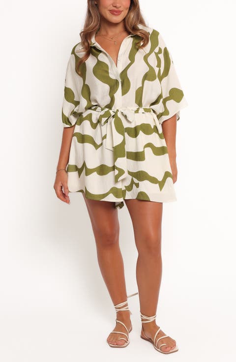 Sheily Belted Romper