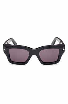 TOM FORD Ilias 50mm Square Sunglasses