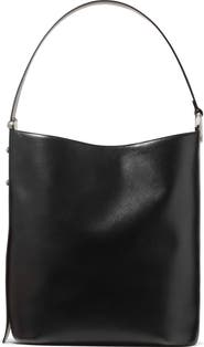 Kate Spade New York large halo fine grain leather bucket bag