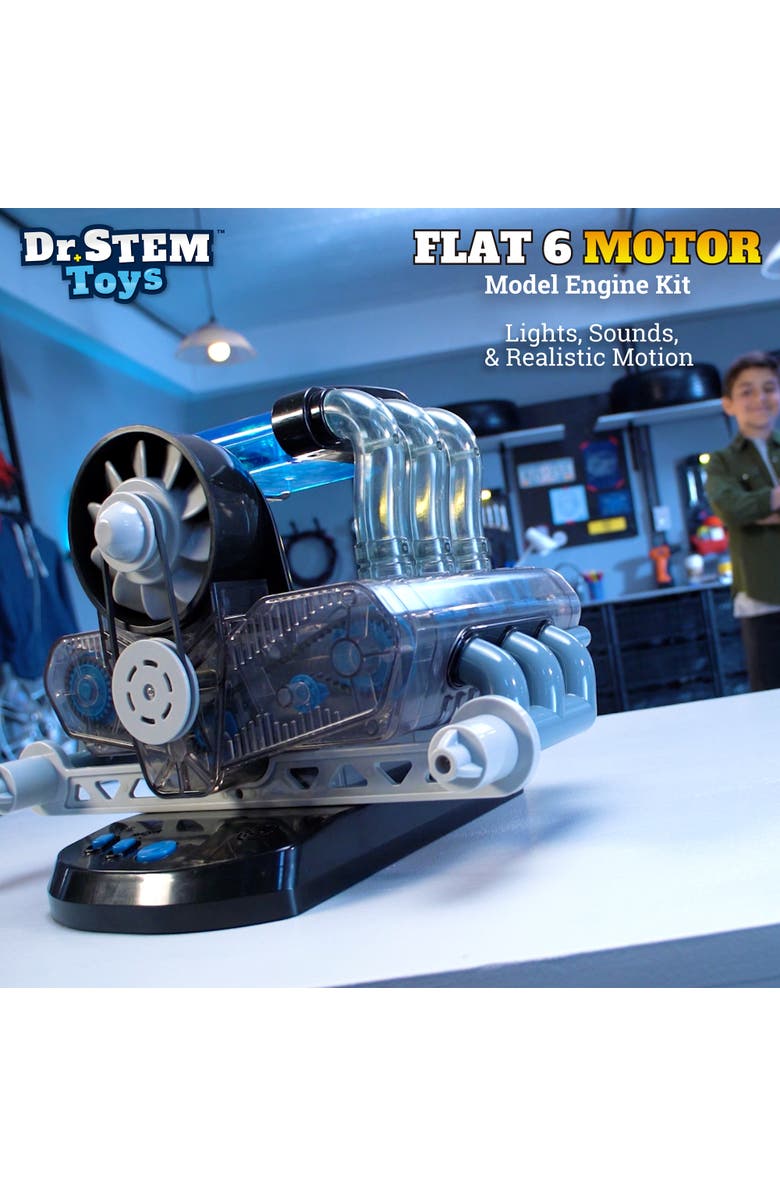 Dr. STEM Toys Flat 6 Motor Kit, 320pc, Alternate, color, Multicolored